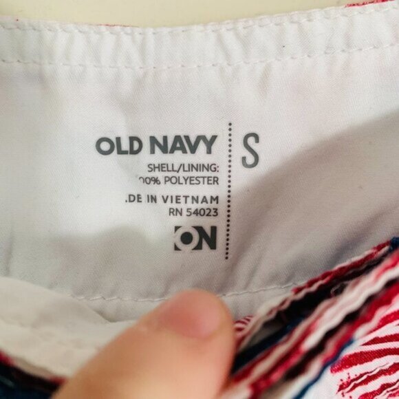 Old Navy Men's Size Small American Flag Patriotic Swimming Trunks - Picture 5 of 6